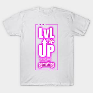 Neon Pink LvL UP T-Shirt